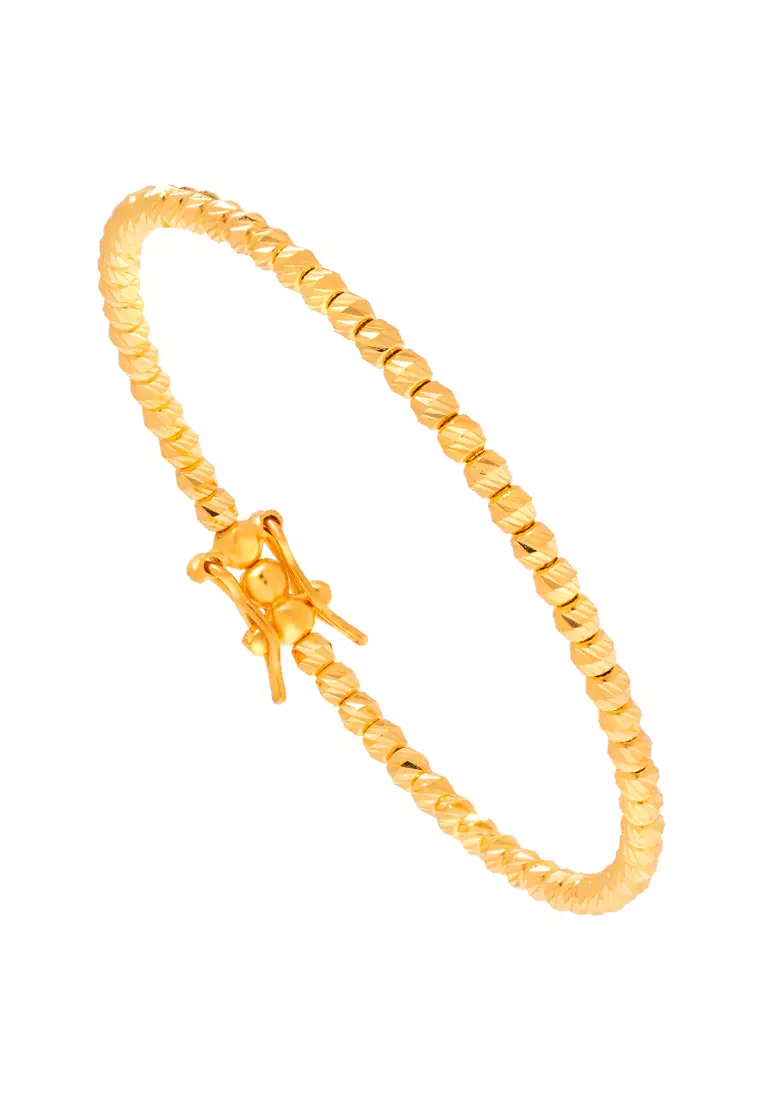 Gold on sale beads bangles