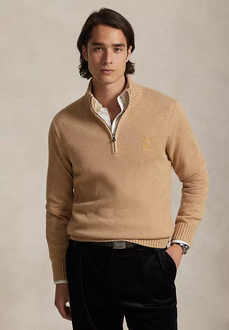Buy Polo Ralph Lauren Cotton Quarter-Zip Sweater 2026 Online | ZALORA