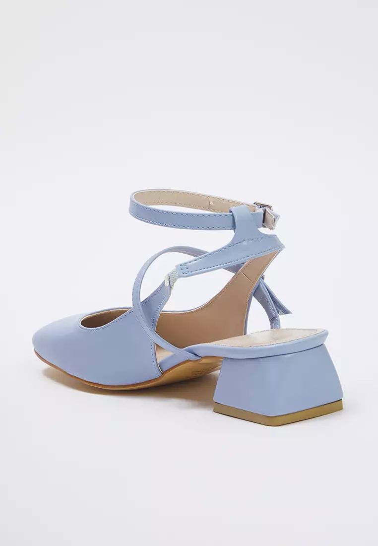 Mary Jane Square Toe Heels