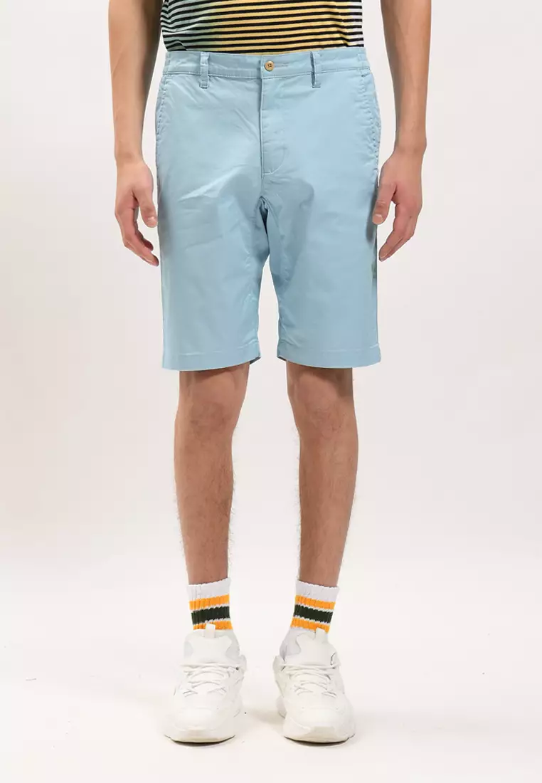 Mens 10 Slim Fit Essential Everyday Chino Shorts