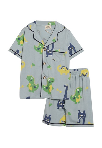Milliot & Co. blue Gabsion Boy's Pyjama Set 155B1KA42F3E39GS_1