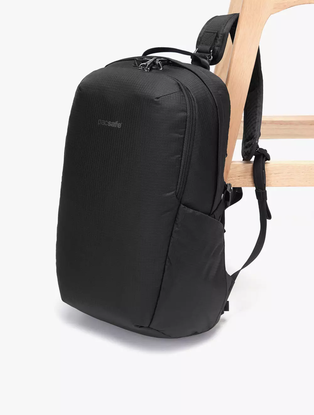 Pacsafe® Vibe 25L Anti-Theft Backpack - Jet Black - Jet Black