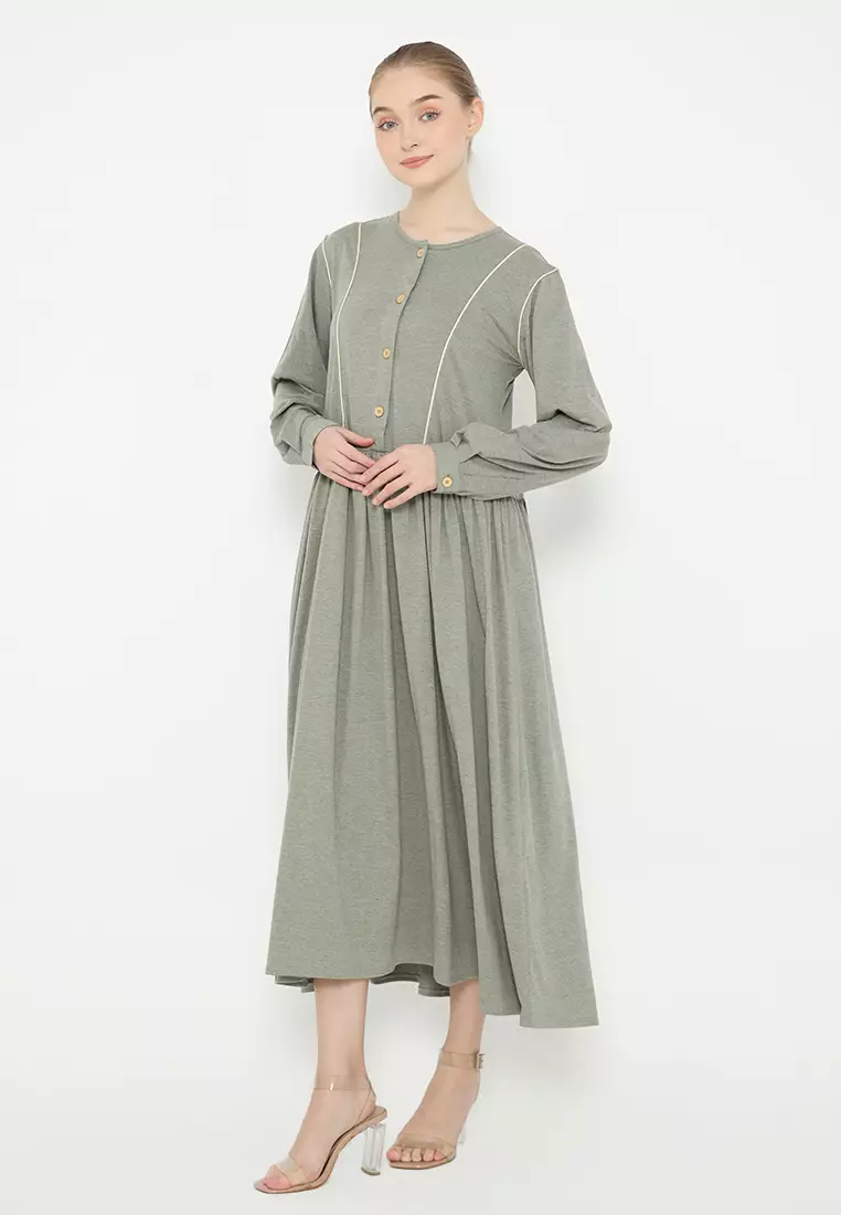 Munira Midi Dress Sage