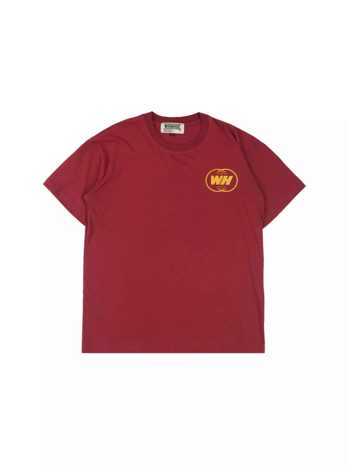 Jual WORMHOLE Wormhole Kaos Propaganda Tee Burgundy Original 2024 ...