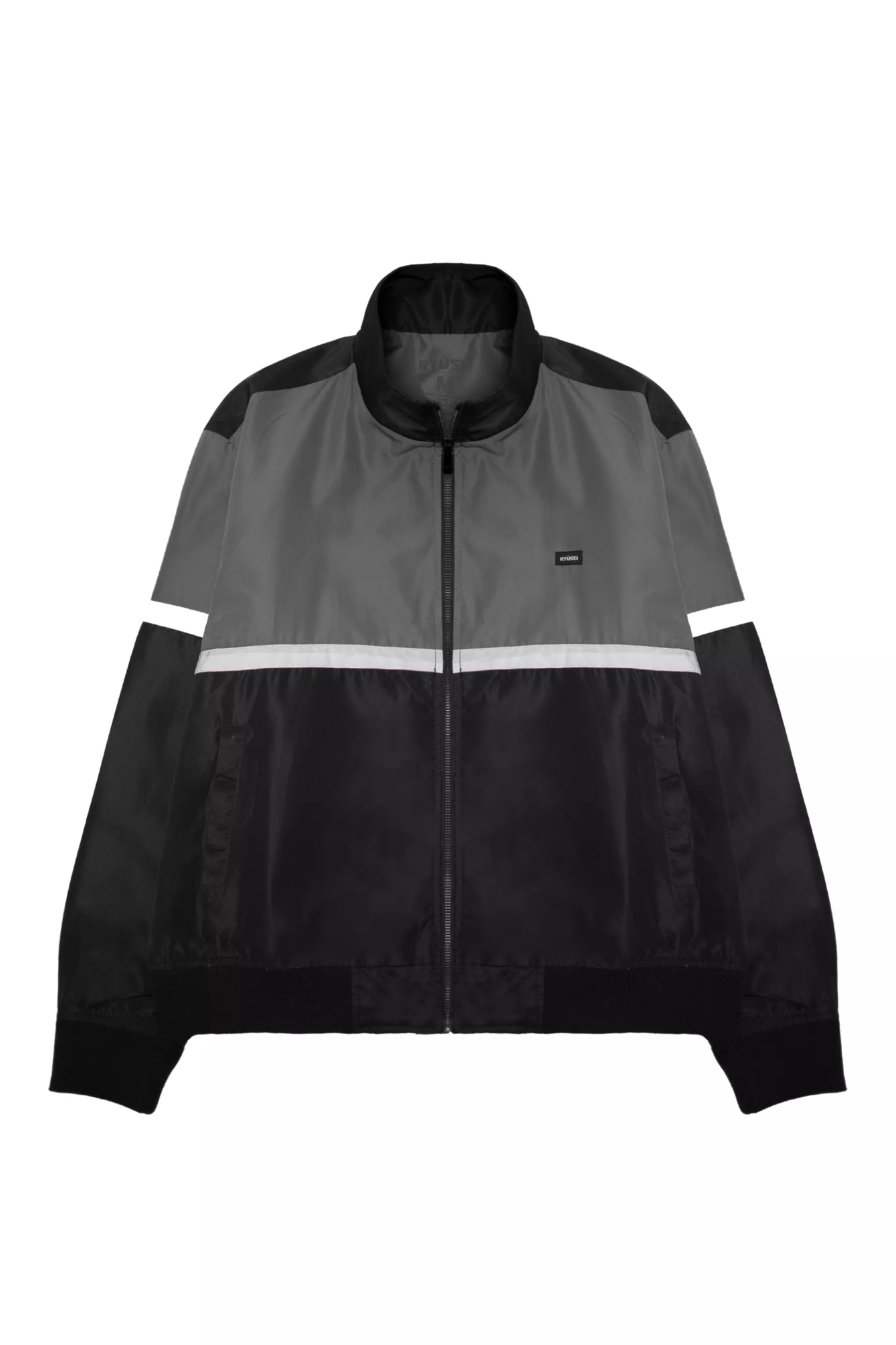 Ryusei Windbreaker Jacket Akimitsu Black - Jaket Parasut