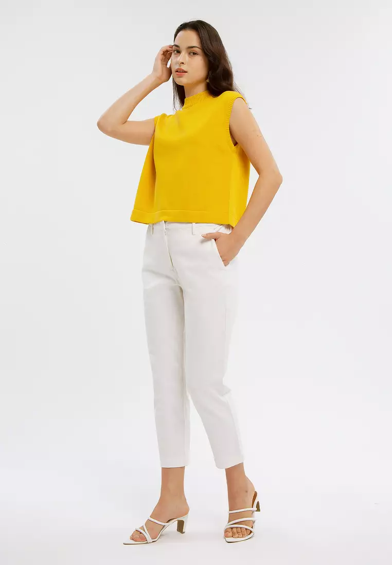 Minimal Stina Top Golden Rod