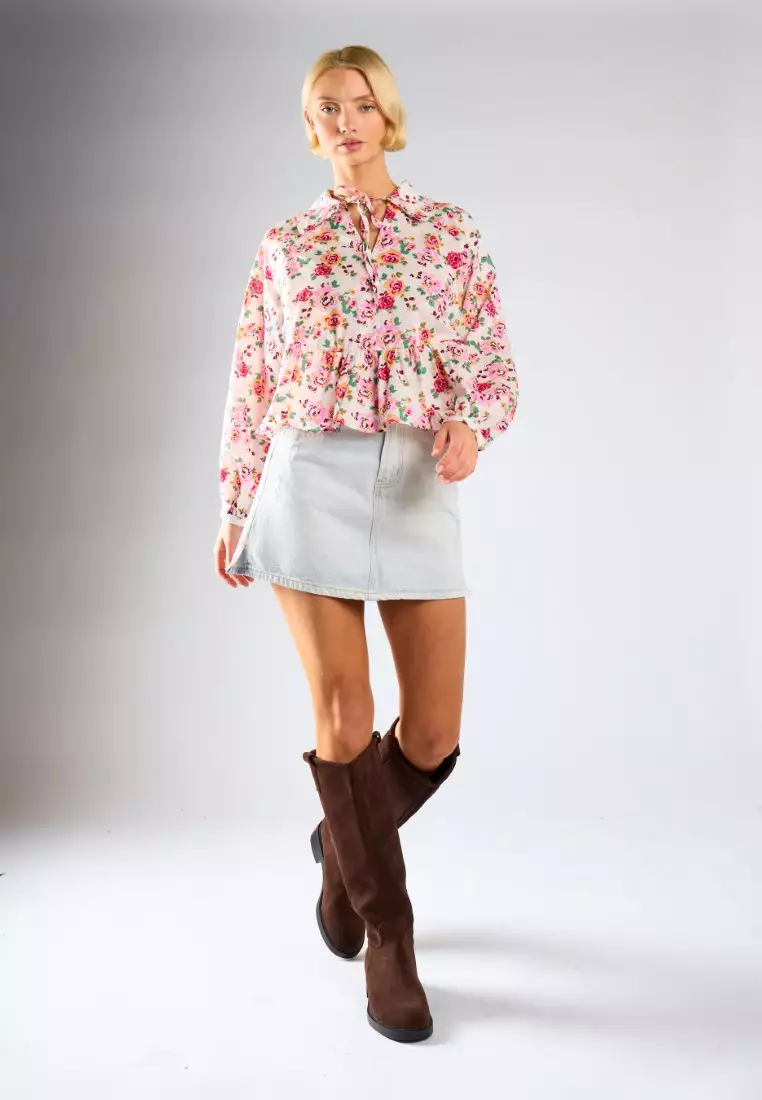 Long Puff Sleeve-Top