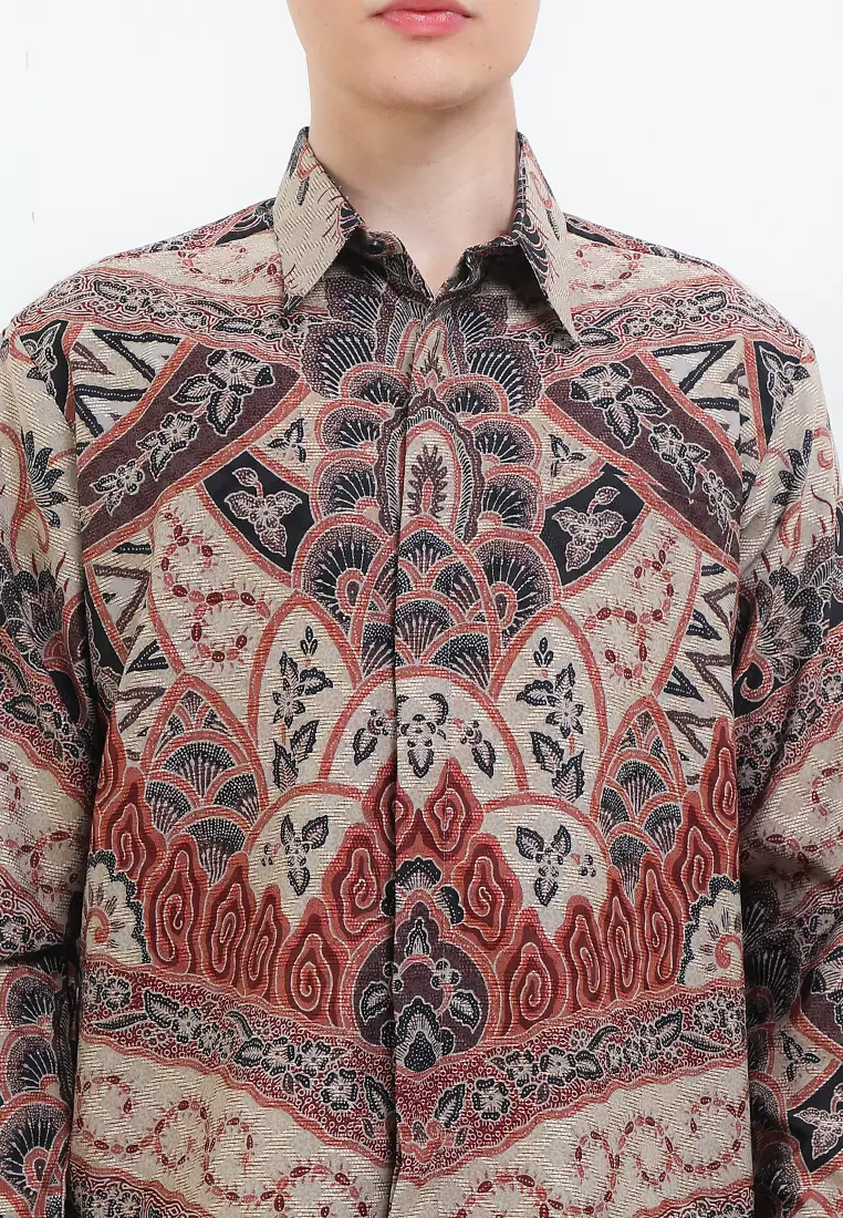 Kemeja Batik Regular Fit Batik Mega Mendung