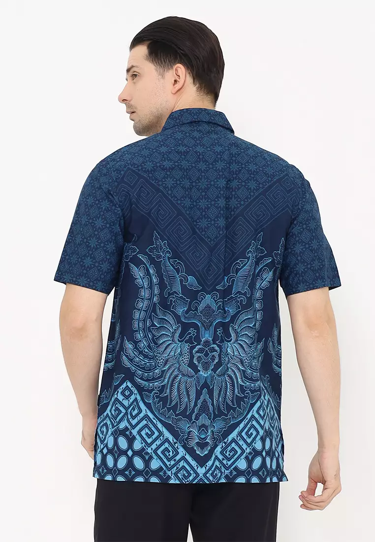 Hadinata Batik Kemeja Pendek Superfine Yudisthira Yuvika