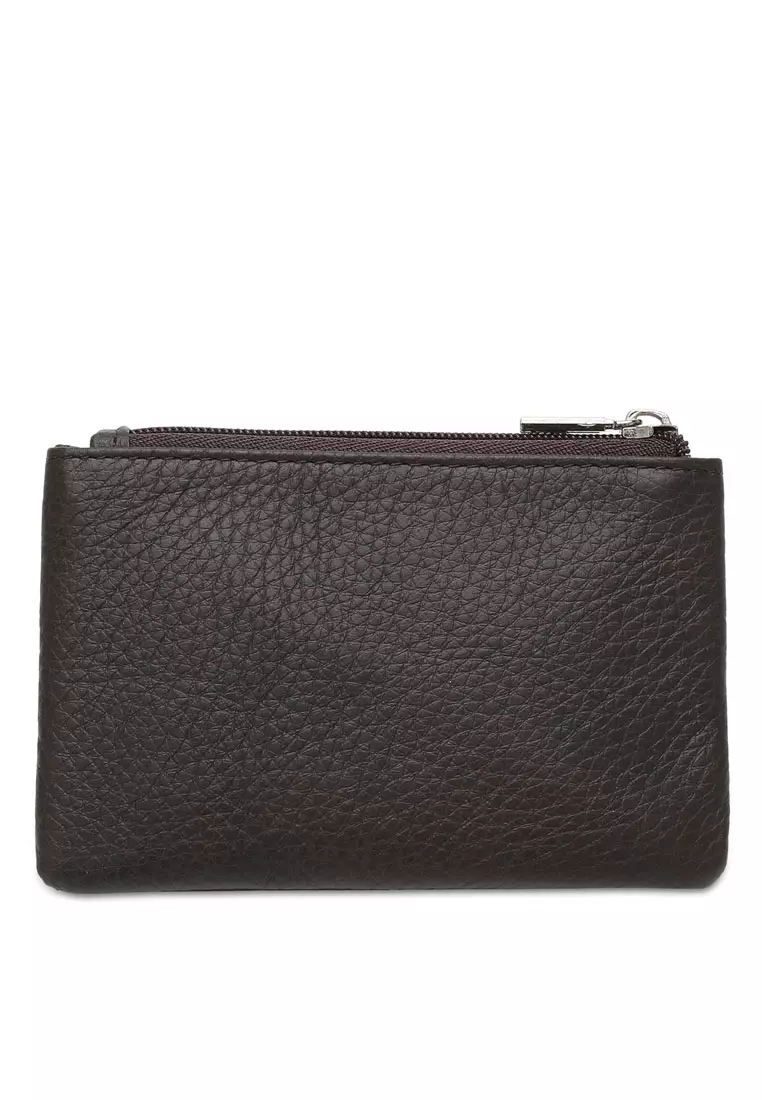 Men's Genuine Leather RFID Blocking Coin Pouch