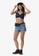 JUST G blue Teens Bandeau Top 25CE8AA70F9C14GS_7
