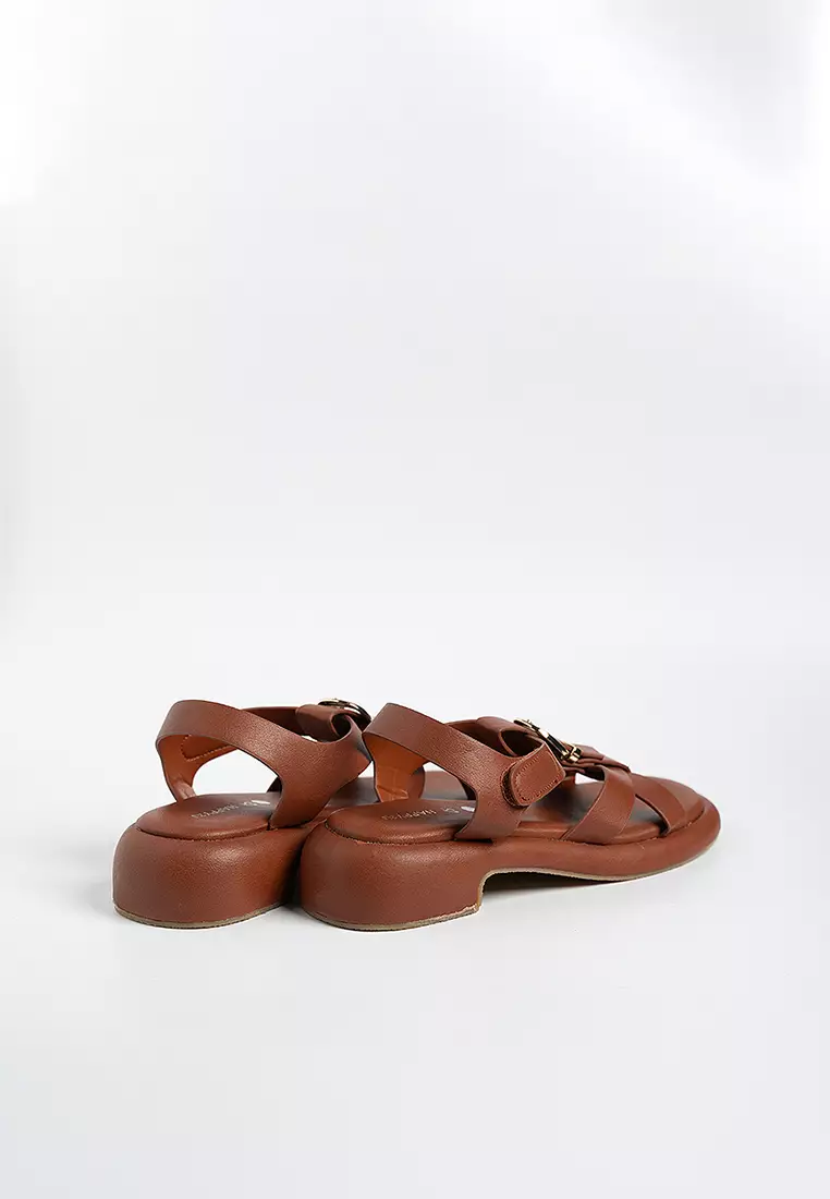 Bonnie Buckle Slingback Sandals