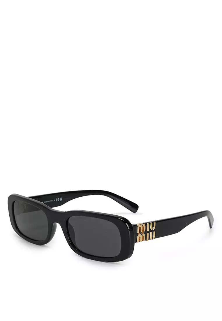 Buy Miu Miu Logo Rectangular Sunglasses 2026 Online | ZALORA