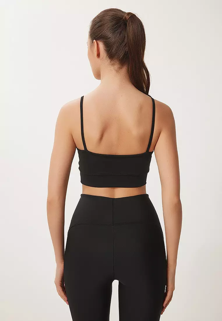 Support Shaper Strappy Knitted Sports Bra