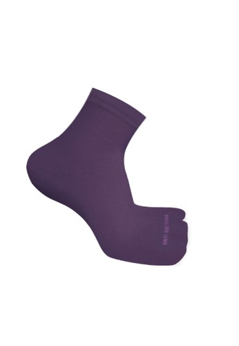 Mundo purple MUNDO - Sock Station Woman Casual Ankle Thumb Sock Basic 4AB02AA3D8499CGS_1
