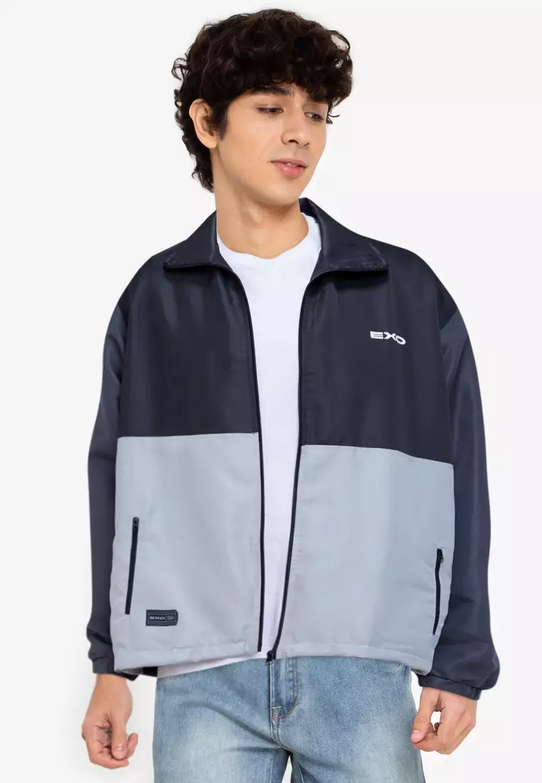 Buy Globe 0917 EXO Logo Tri Color Jacket 2024 Online ZALORA