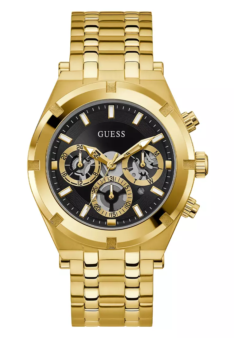 Guess GW0260G2 - Jam Tangan Pria - Gold - Stainless Steel
