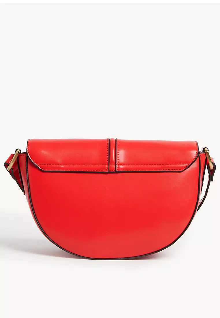 Faux Leather Cross Body Bag