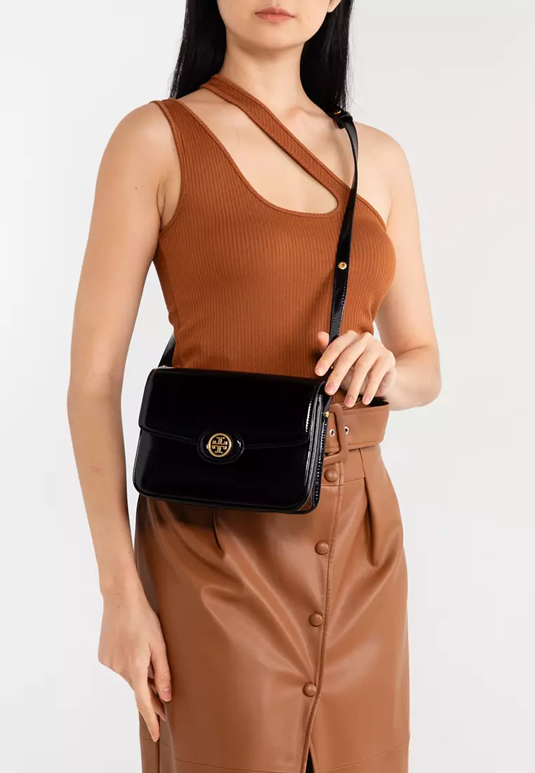 Buy TORY BURCH Robinson Spazzolato Convertible Shoulder Bag hz