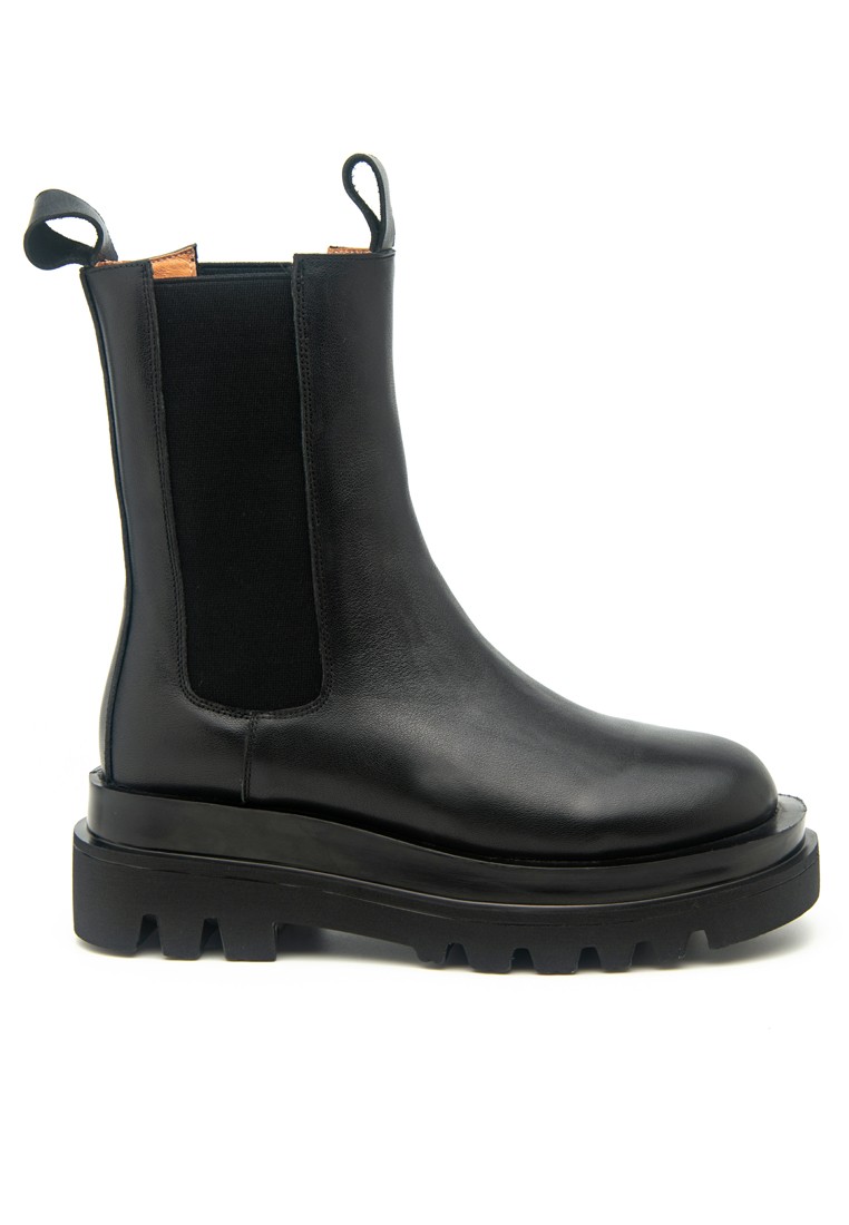 Platform Cow Leather Boots BS2092-1