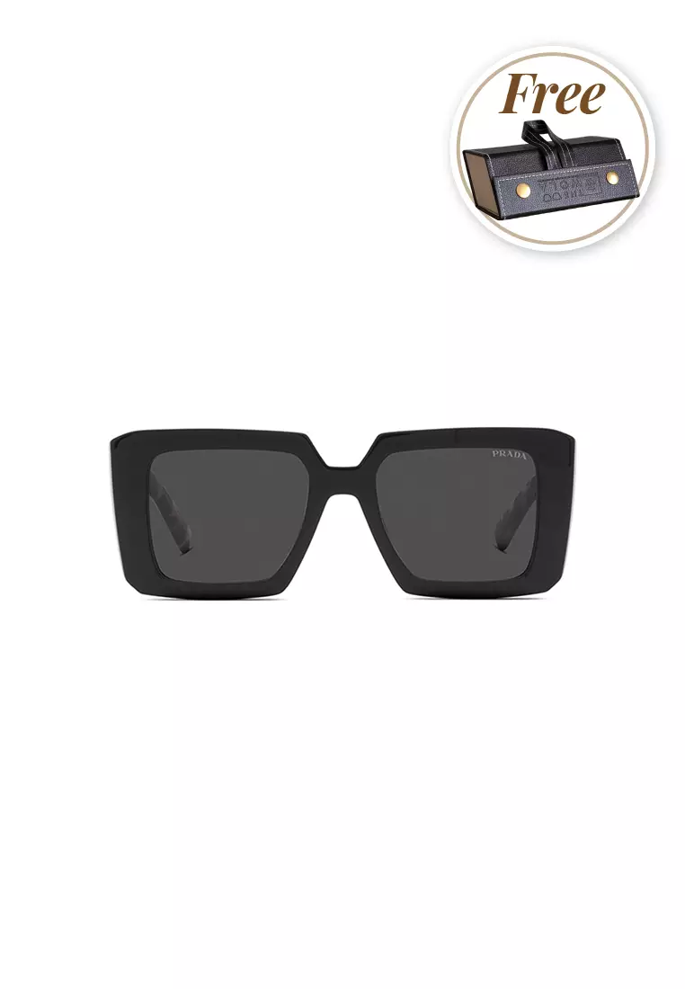 Prada sunglasses square store frame