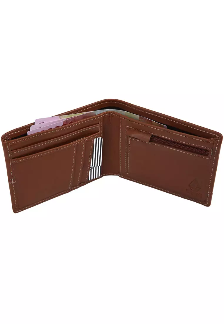 MLW SHIFTER STONE LEATHER WALLET TAN