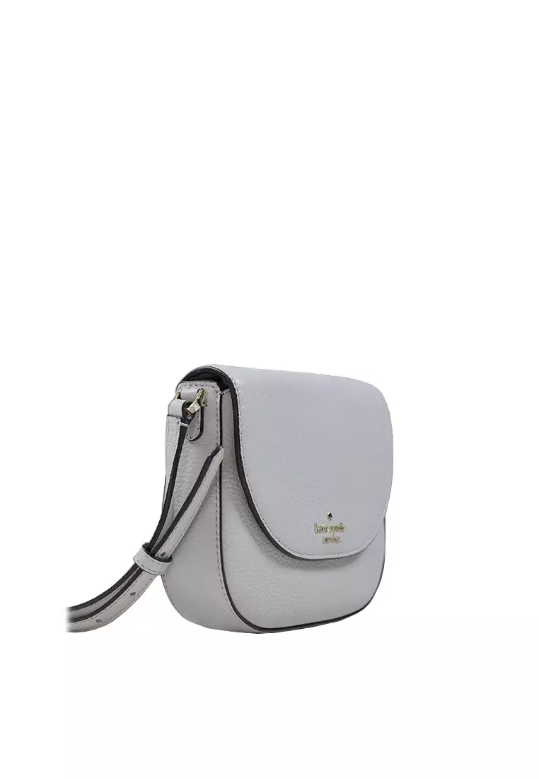 Leila Mini Flap Crossbody Quill Grey
