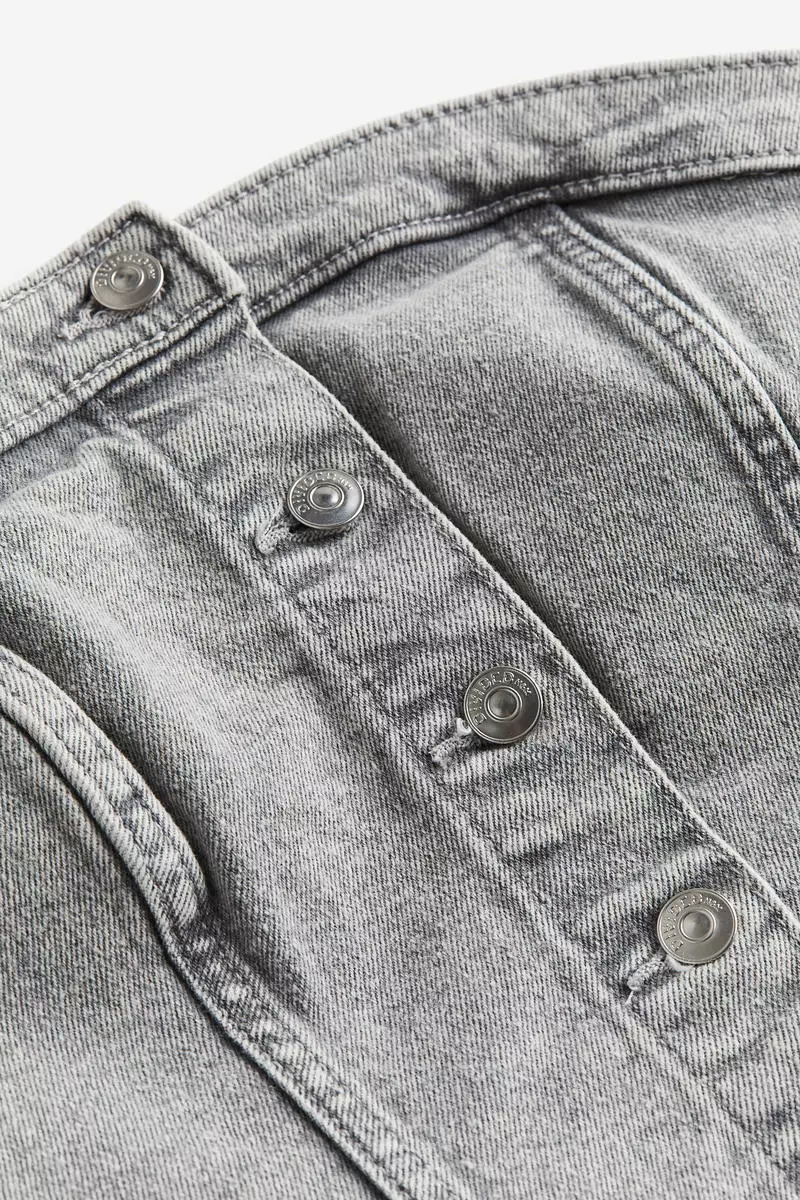 Denim bustier top
