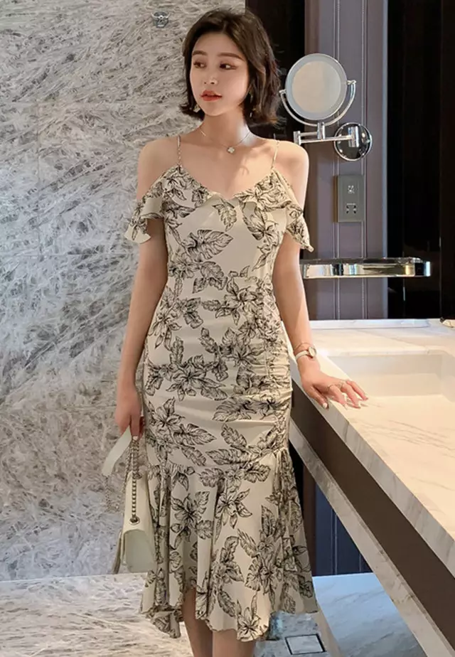 one piece dress off shoulder Cotton Party Wear Off Shoulder One Piece Dress at  12000/piece in Lucknow