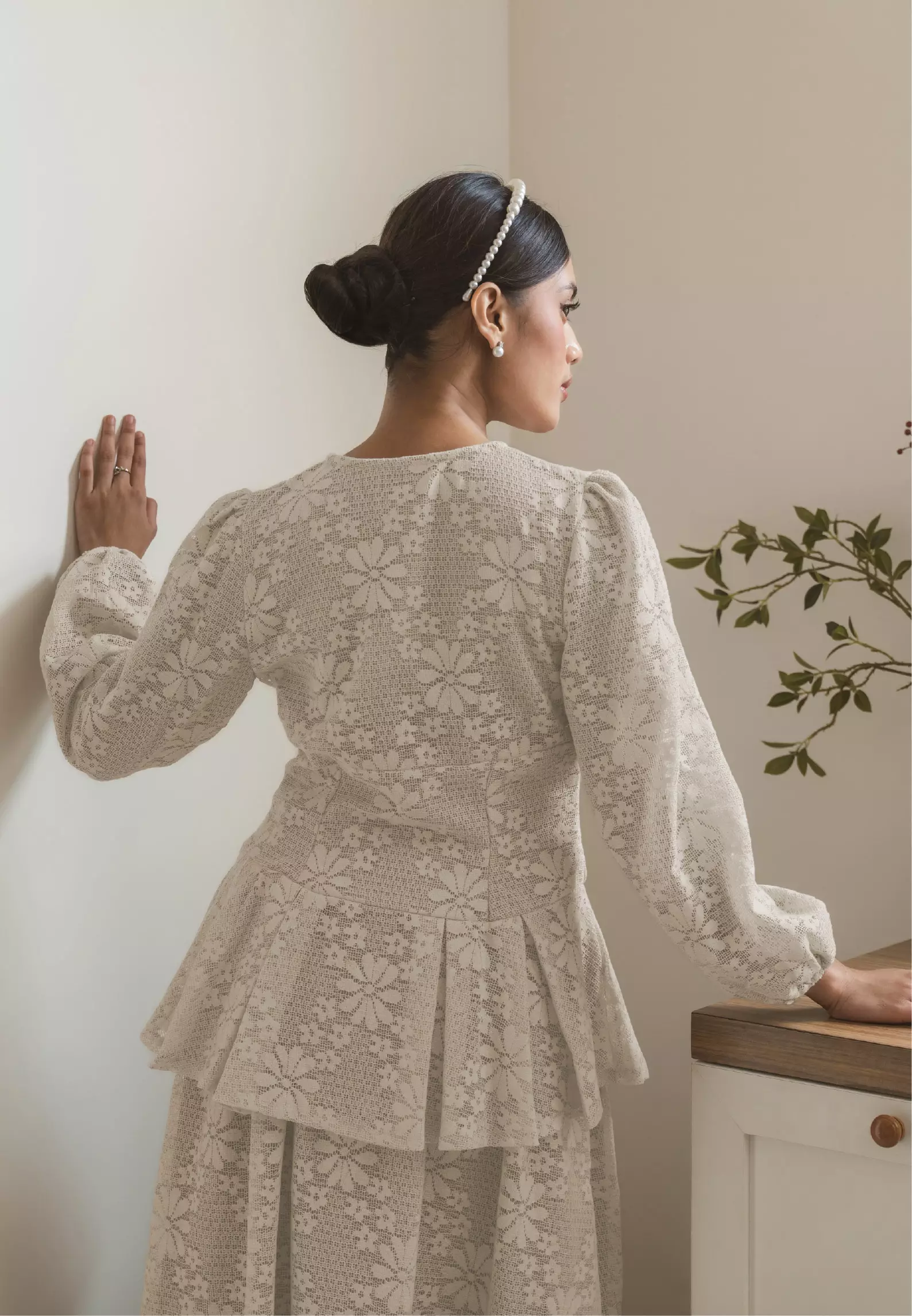 Nameera Blouse - Almond