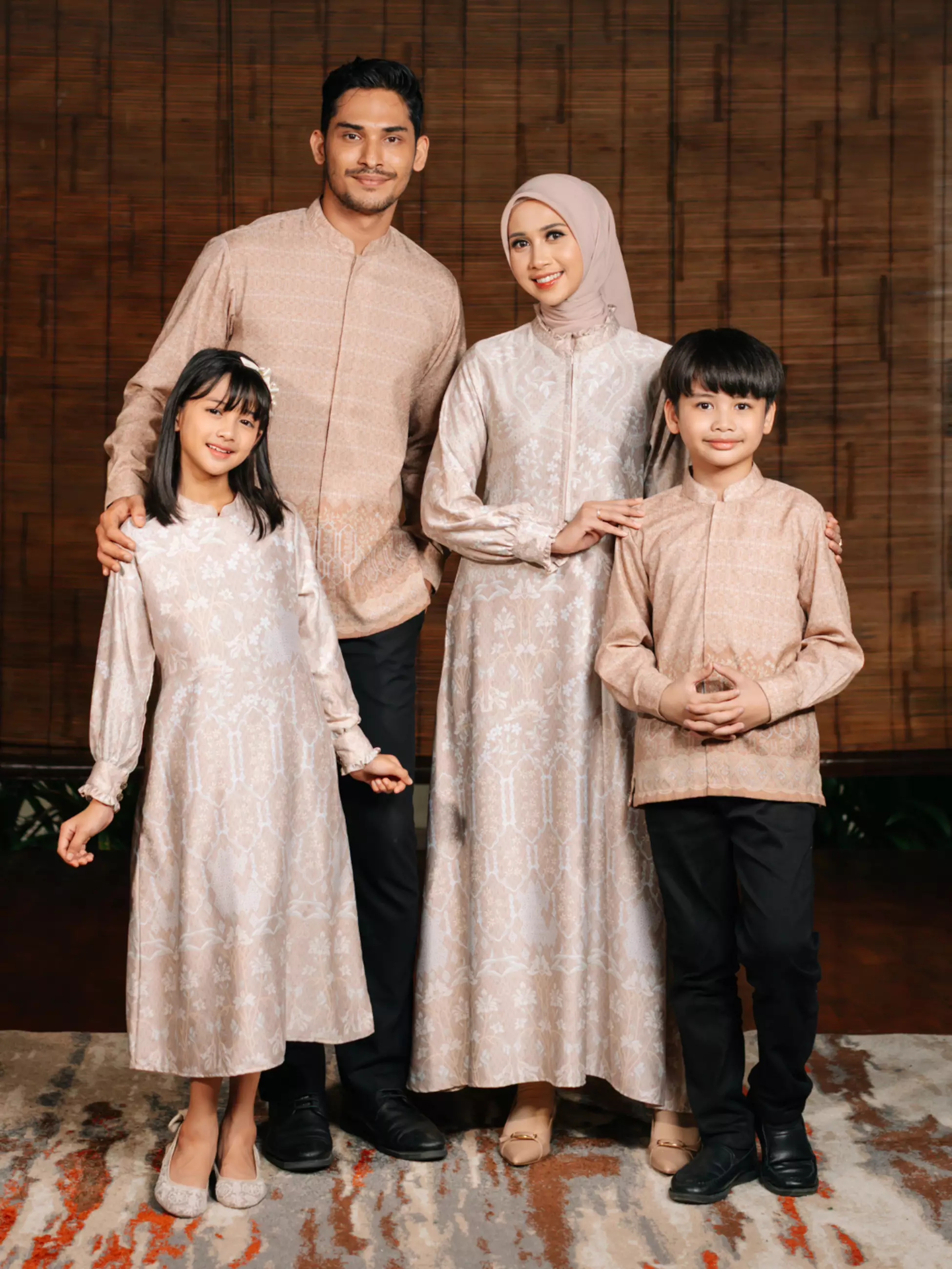 Ranaya Etoupe Brown Gamis Wanita Dress