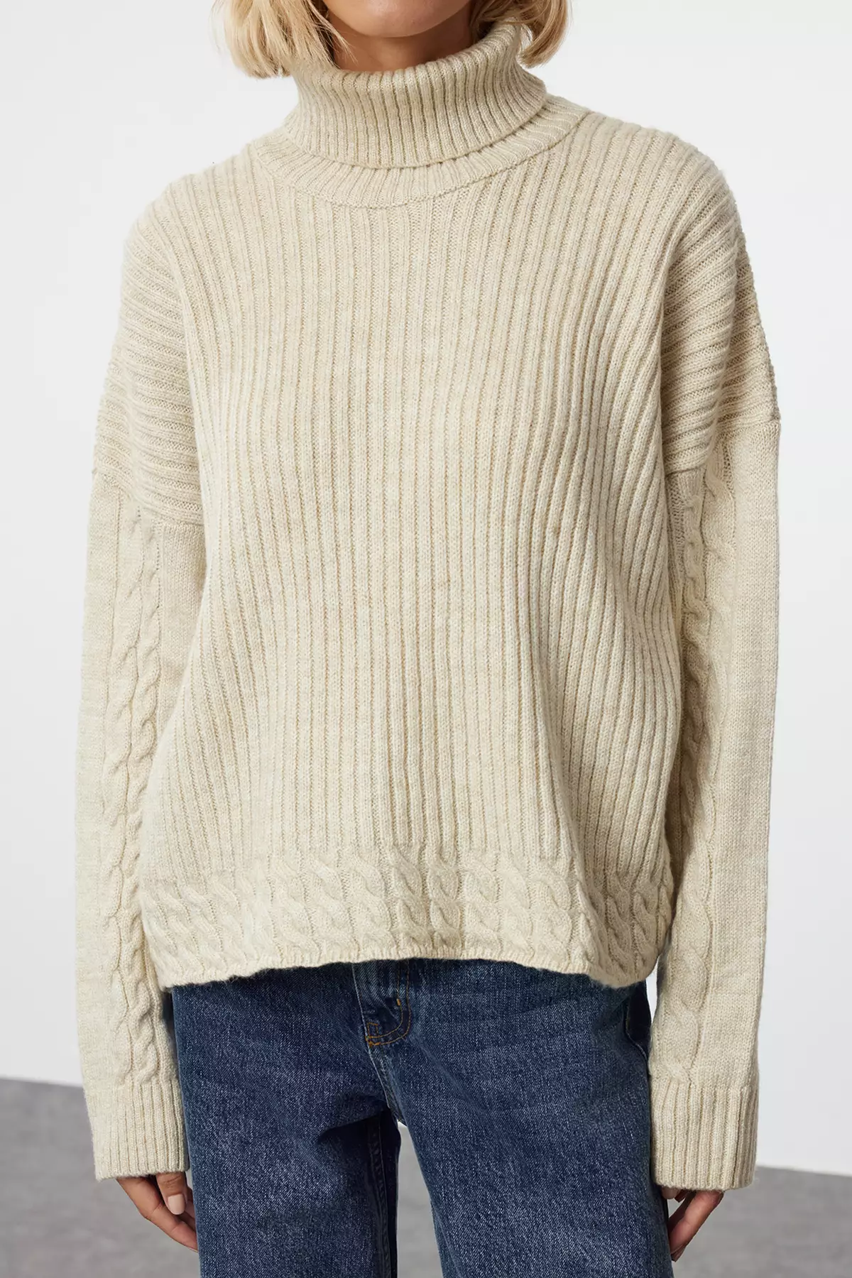 Turtleneck Knitwear Sweater
