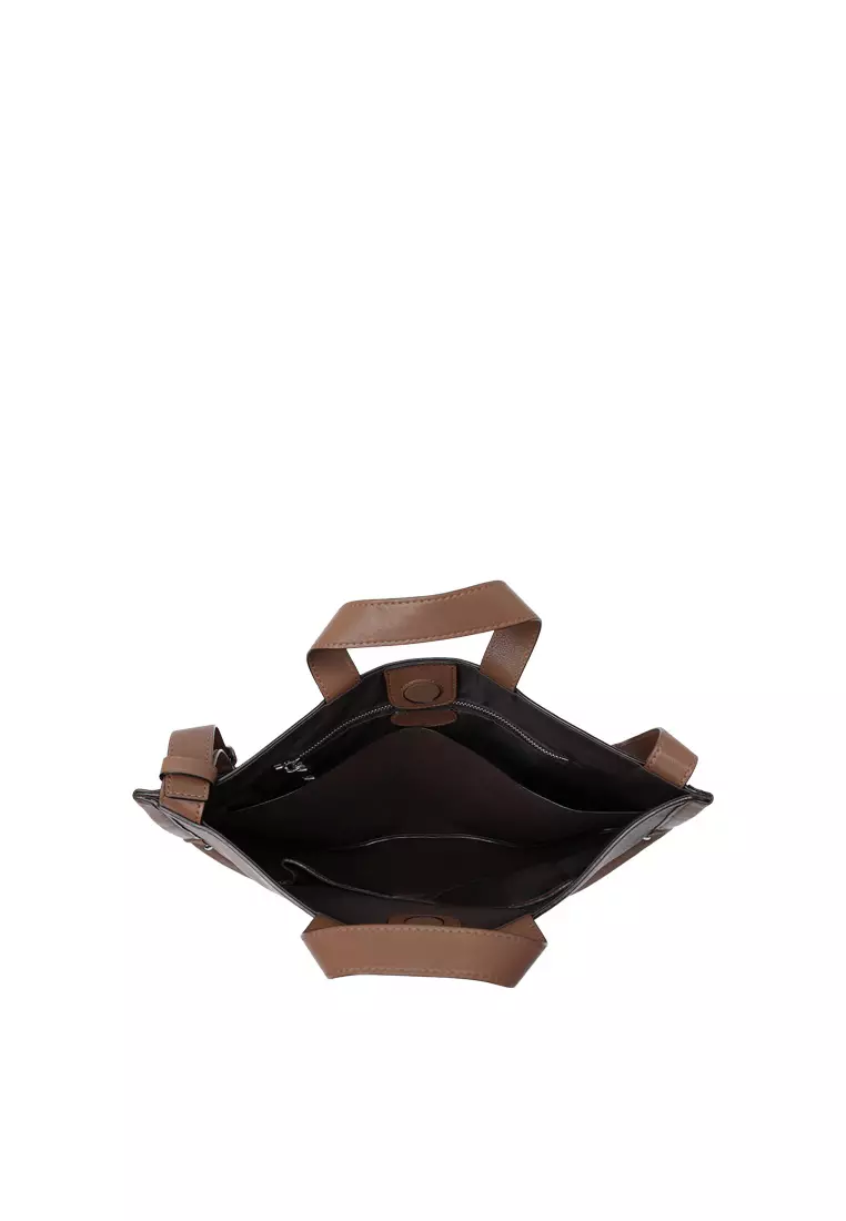 Split Second Flatpack Tote Bag - Caramel