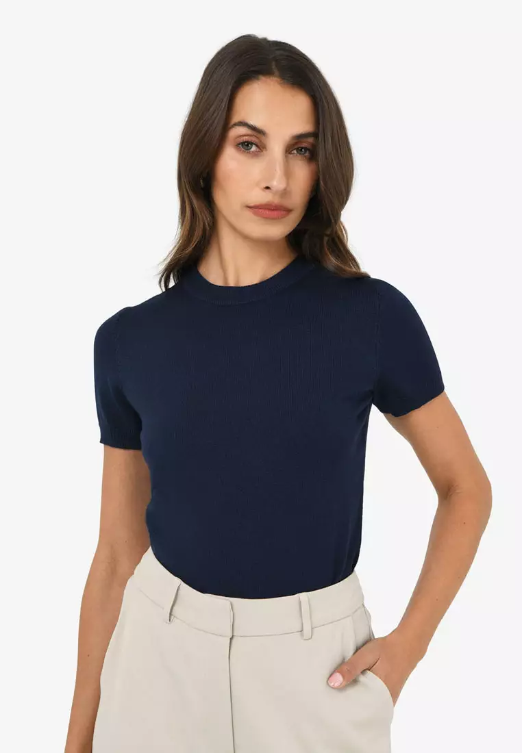 Catherine Short Sleeve Knit