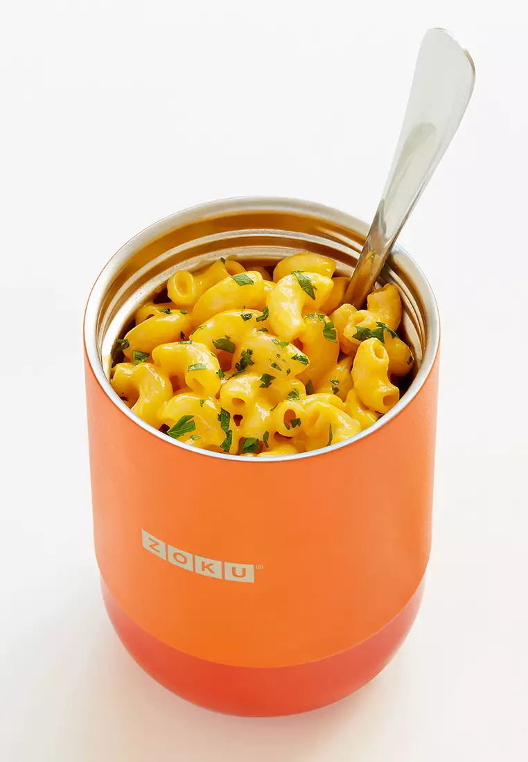 Zoku 16oz Orange Neat Jar  - Tempat Makan, Tempat Sup,  Tempat Makan Berkuah
