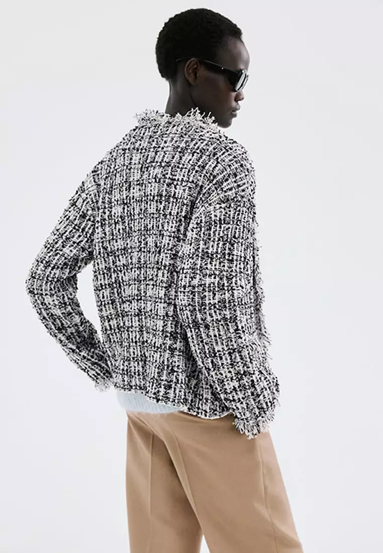 Oversized Tweed Jacket