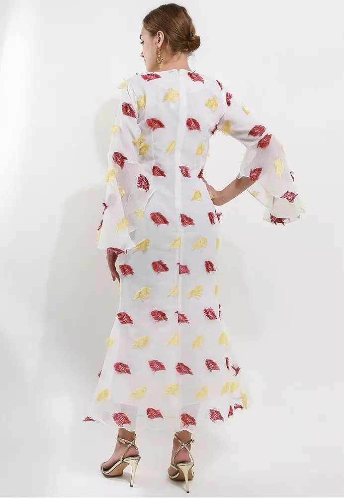 Chanira Festive Bianca Gamis-White Red