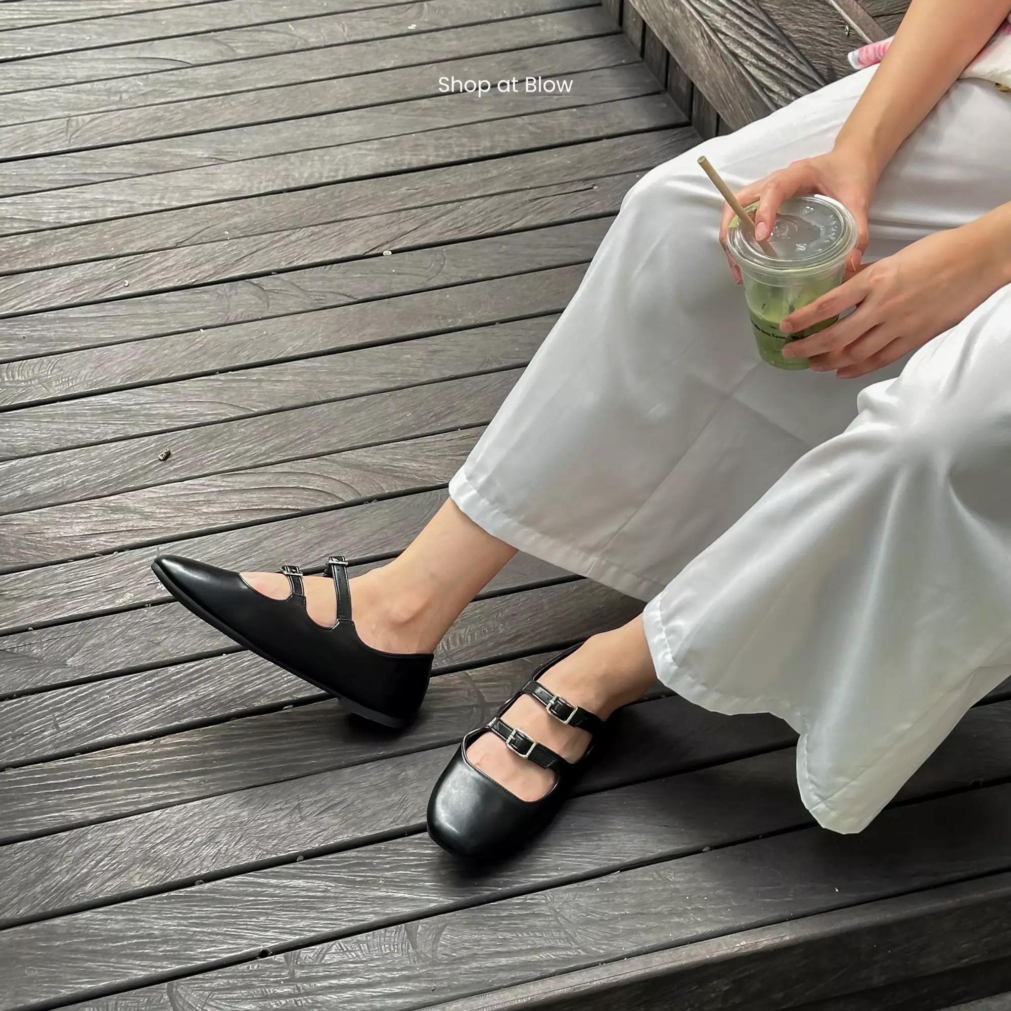 Blow Lavie Mary Jane Strap Flats Shoes BLWF 0037