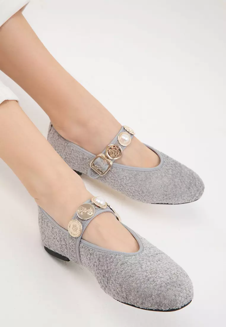 Discount on Soho  shoes - SKU: Embellished Mary Jane Flats