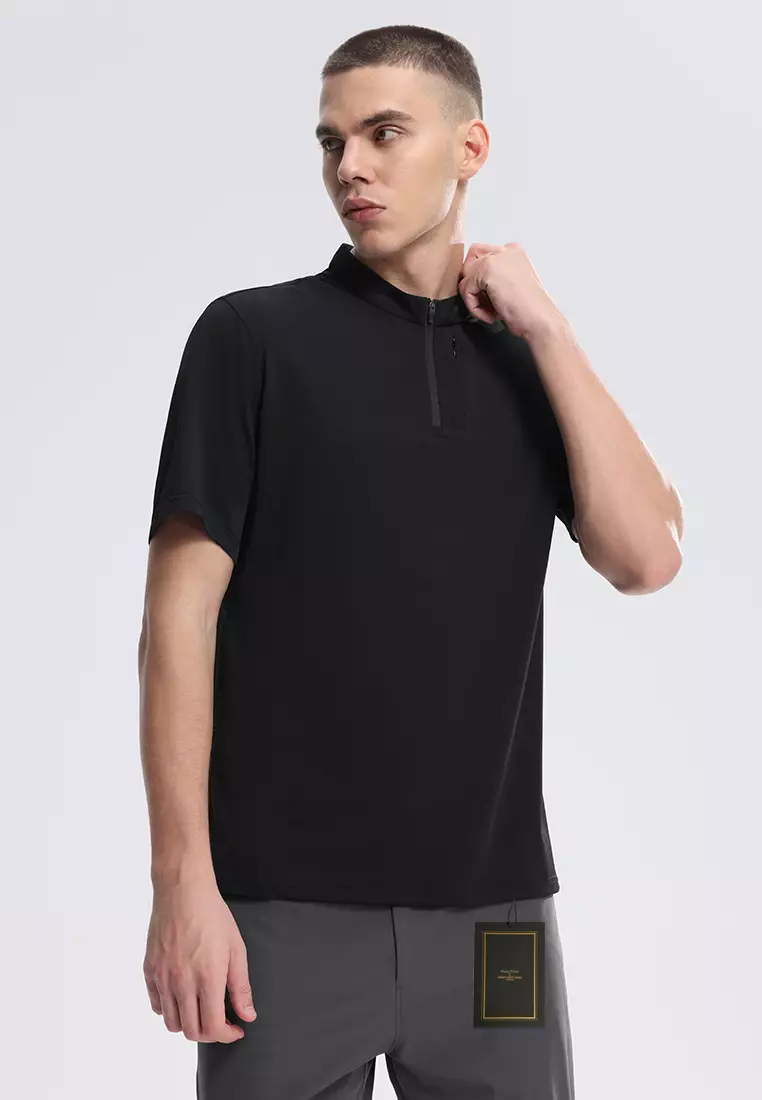 HAPPY FRIDAYS Half Zip Sports T-shirt GP61210 2025 Buy HAPPY