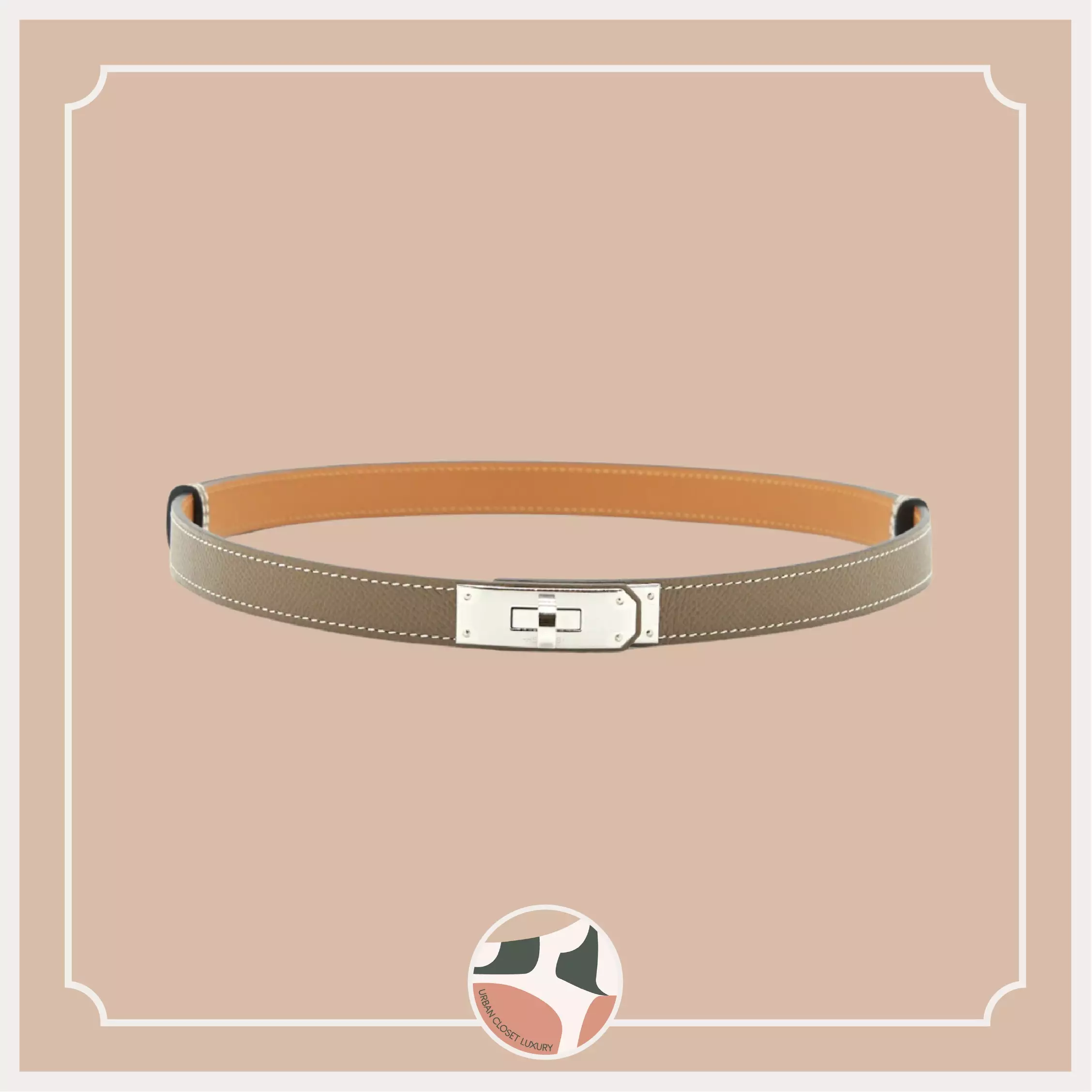 Kelly Belt Etoupe PHW