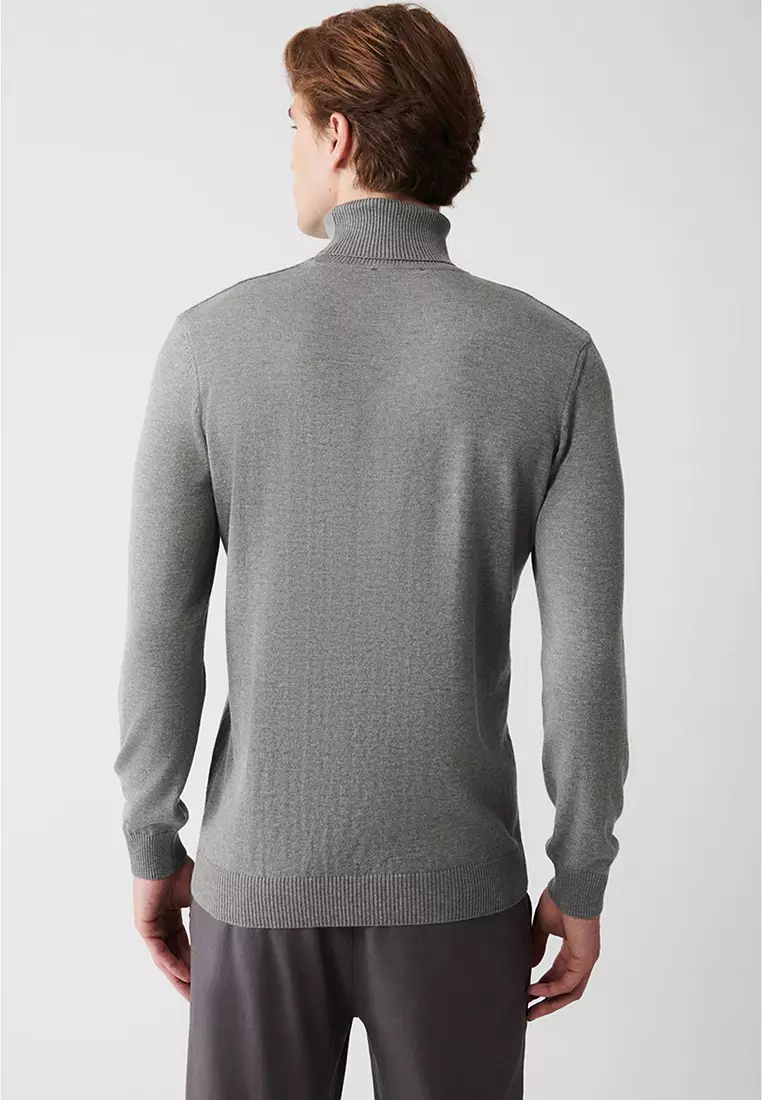 Turtleneck Patterned Sweater