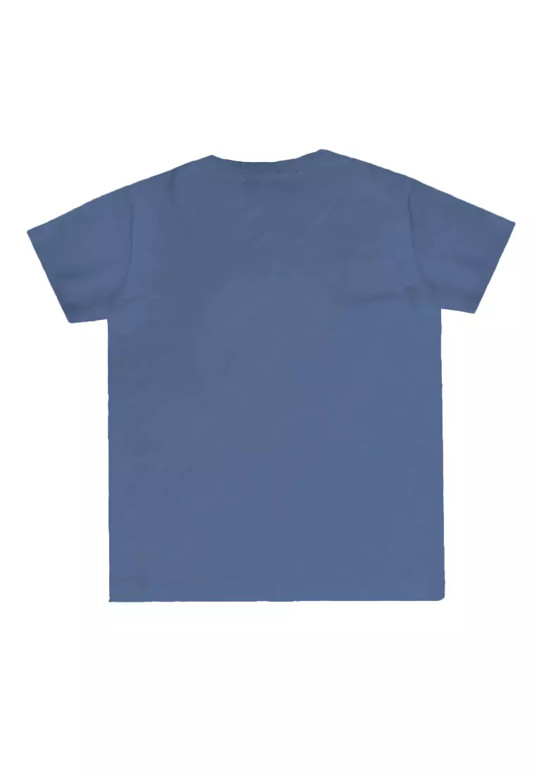 KU141 Kaos Anak Instacool "mc faces" country blue