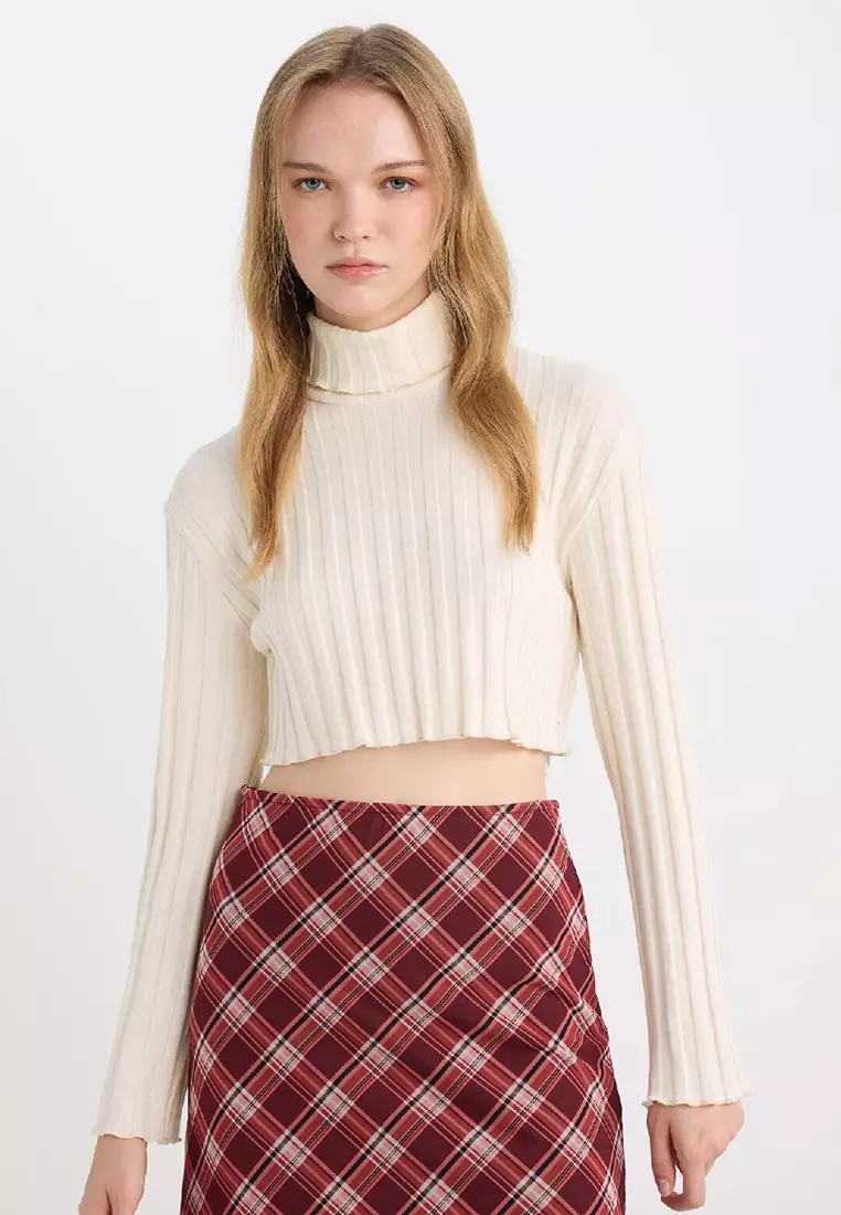 Turtleneck Crop Top