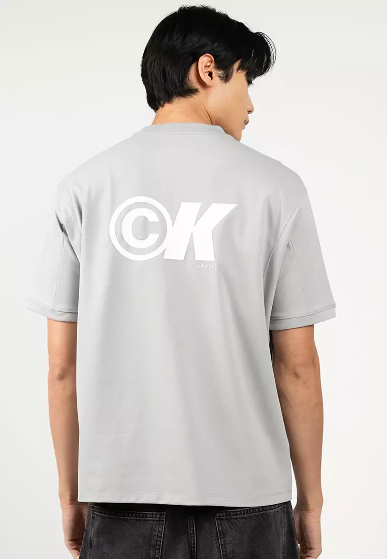 Cooling Pique Crewneck Jersey Tee - Calvin Klein Jeans