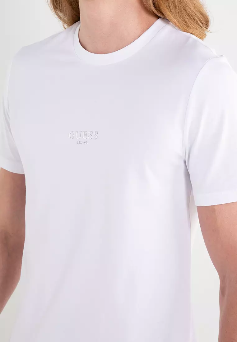 Guess longline 2024 logo tee