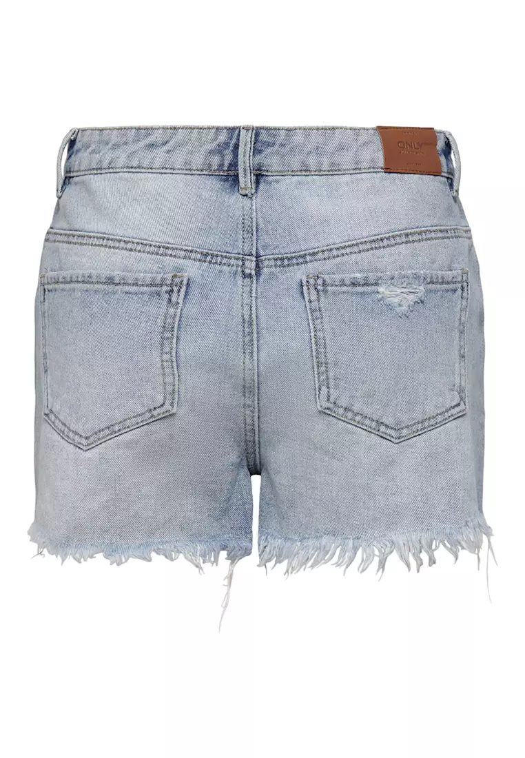 High Waist Denim Shorts
