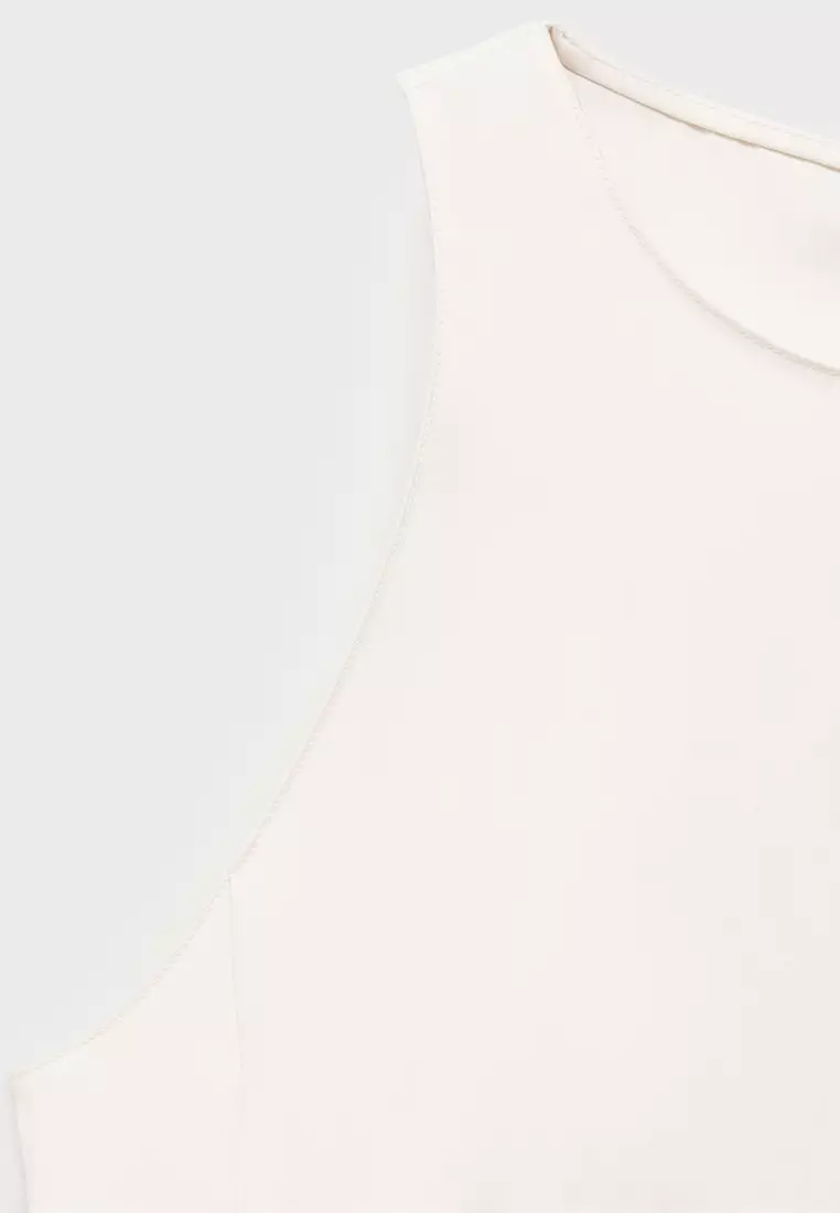 Halter-Neck Flared Top