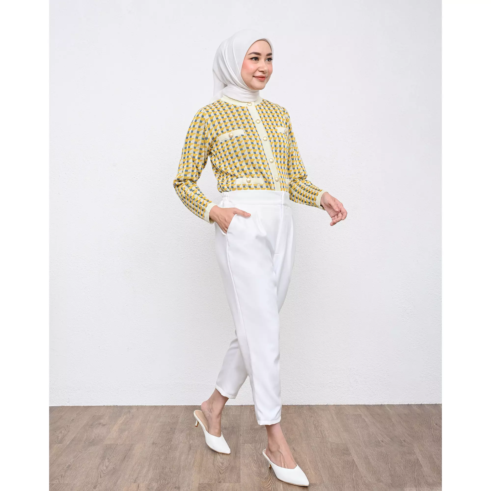 Geulis.id SALVIA PANTS (4 warna) Bottom - OFFWHITE