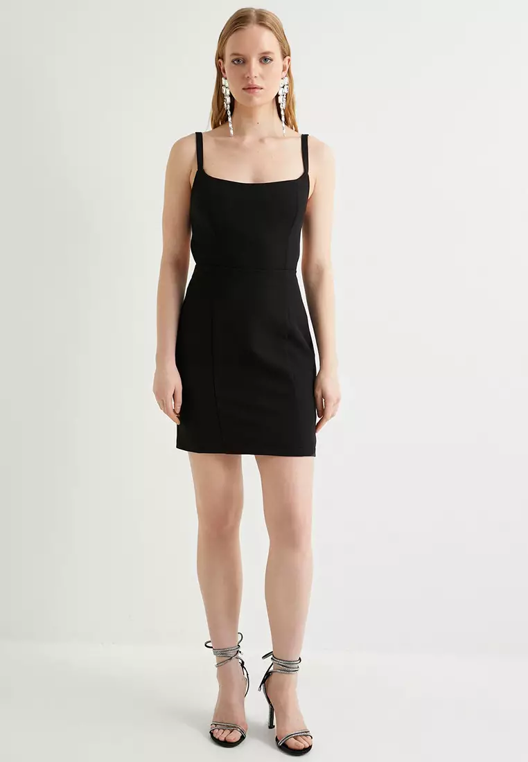 Open Back Mini Dress